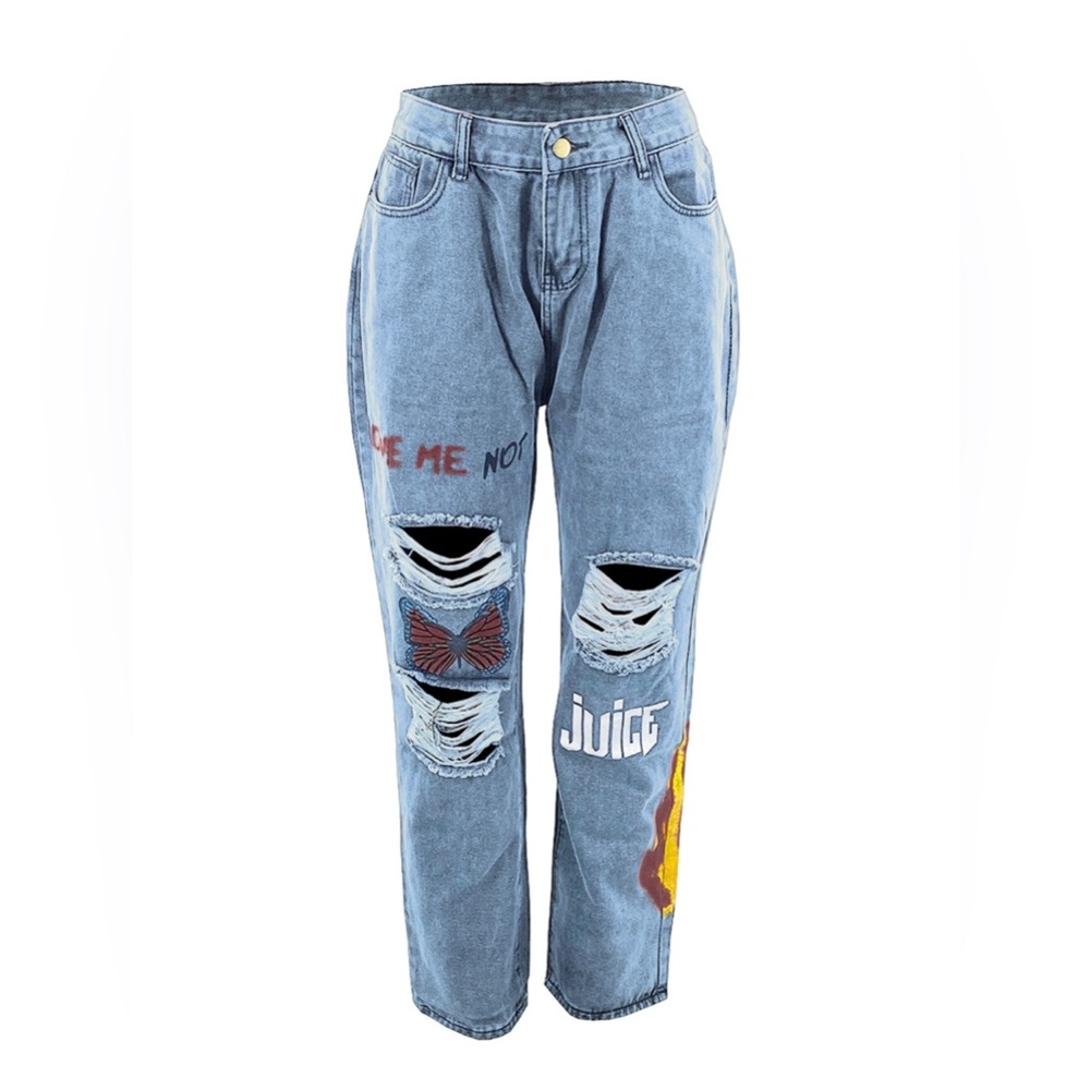 Women Stylish Ripped Jeans